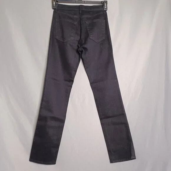 Rag & Bone Jeans Womens Junior 24 Black Slim Straight Leg Denim Y2K Kpop - Picture 2 of 6